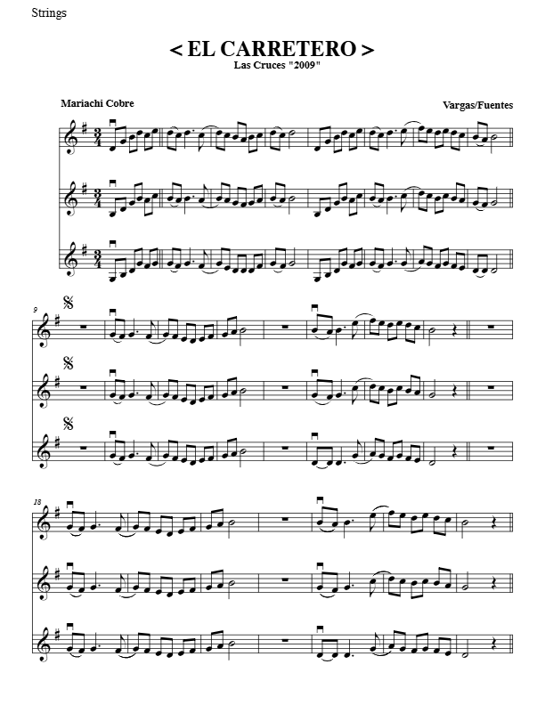 La imagen puede contener una previsualizacion de una partitura